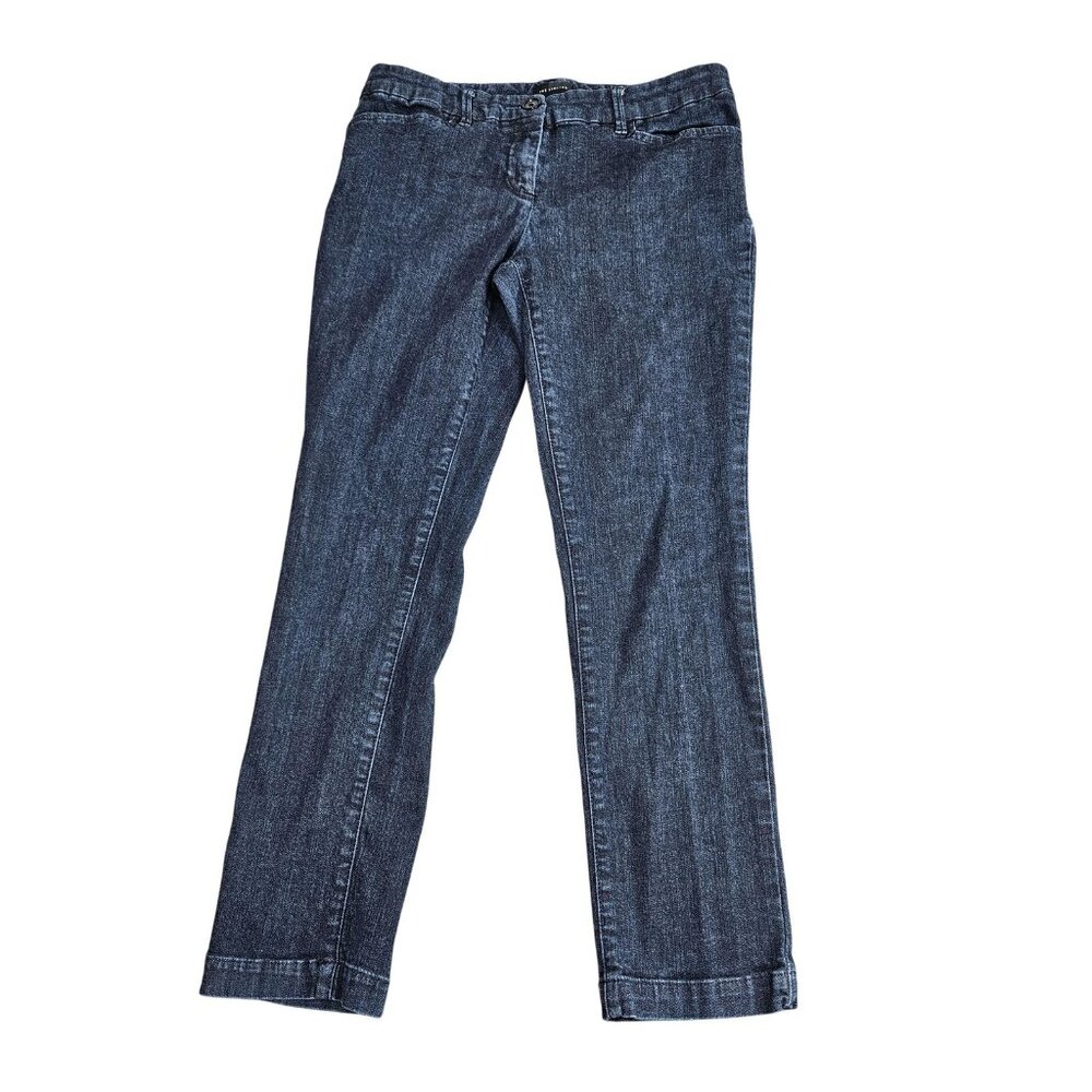 The Limited Denim Dress‎ Pants Womens 6 Blue Straight Leg Trouser Pockets Casual